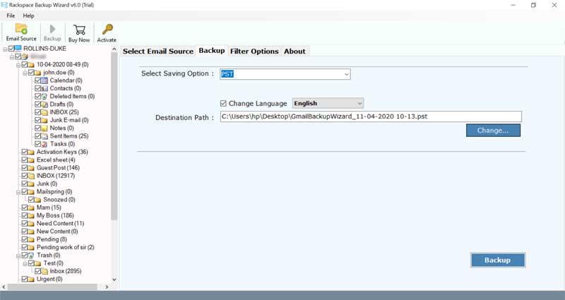 email disappear outlook for mac and rackspace