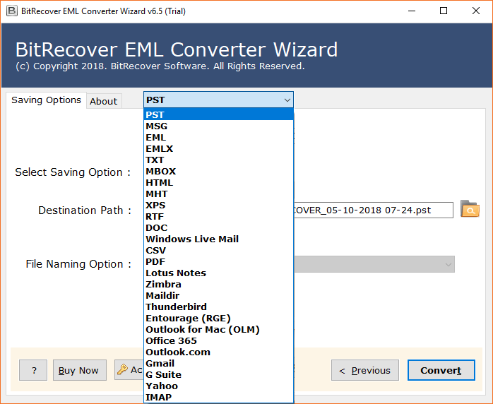 Free eml to pst converter for mac