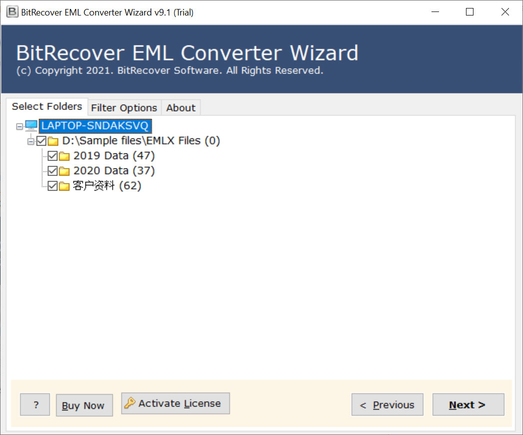 Convert EMLX File