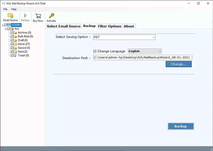 BOL Mail Backup – Export Emails from BOL Mail to Computer Hard Drive