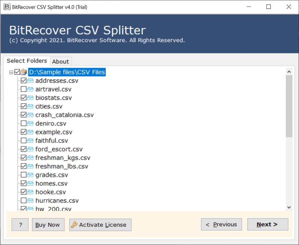Split Csv File Into Multiple Csv Files By Using Csv Splitter Software 3731