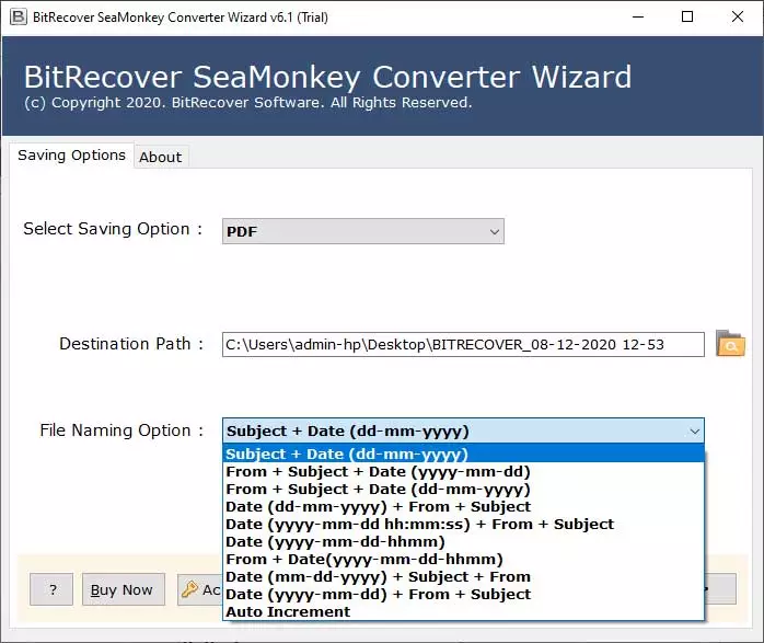Convert SeaMonkey to PDF