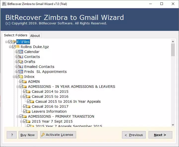 Migrate Zimbra to G Suite