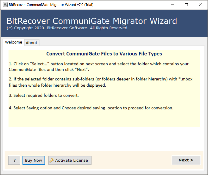 CommuniGate Pro Server  to Thunderbird transfer tool