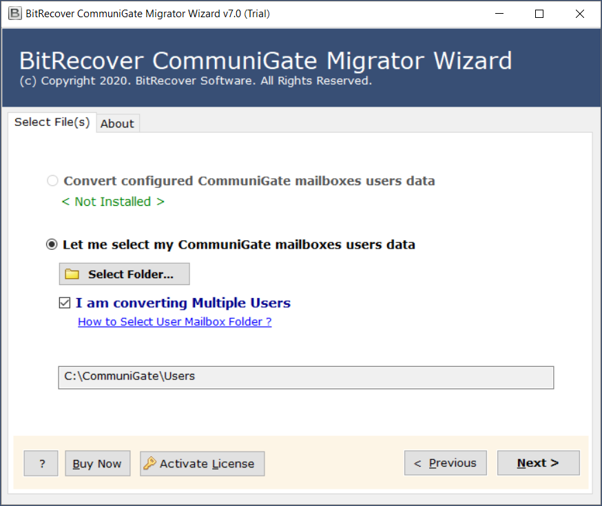 enable converting multiple users