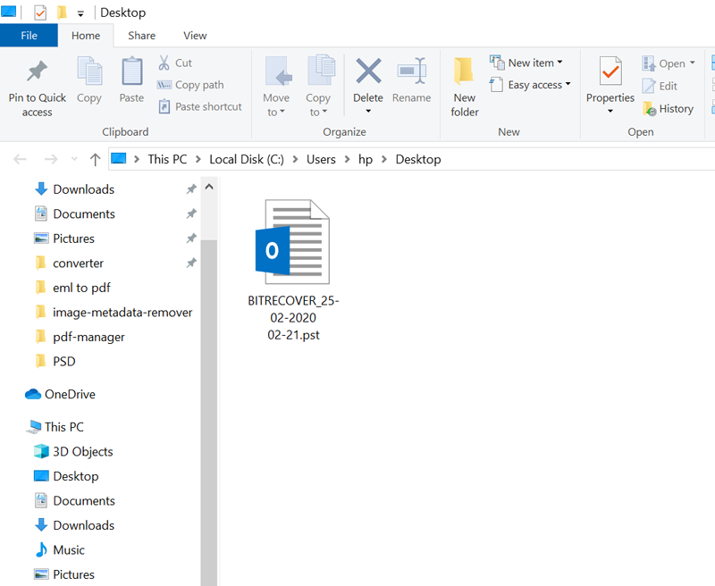 Öffnen der alten .dbx-Datei, die in Outlook lebt