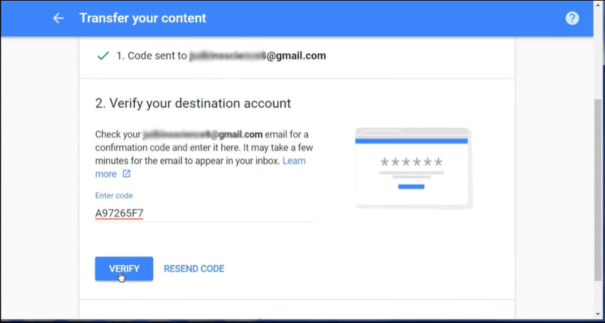 Google Takeout Transfer Instructions