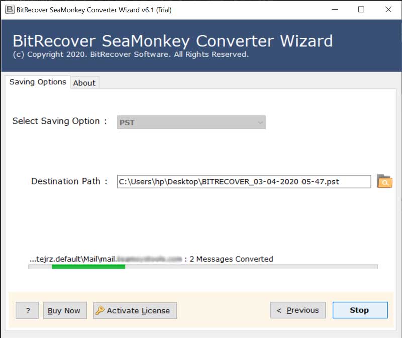 SeaMonkey to Microsoft Outlook conversion