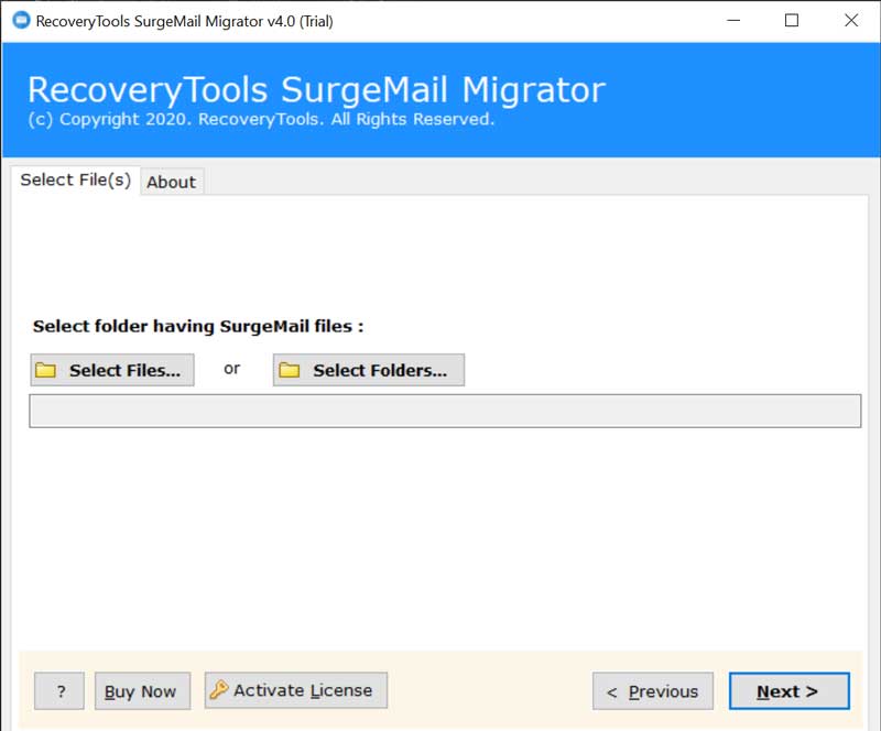 backup SurgeMail emails