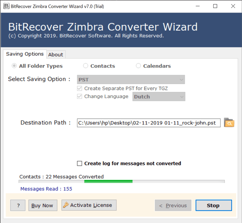 migrate Zimbra to Rediffmail