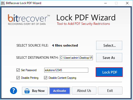 protect PDF from editing