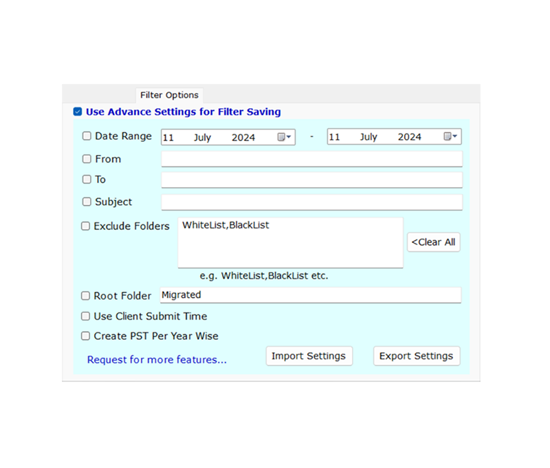 MBOX converter filters