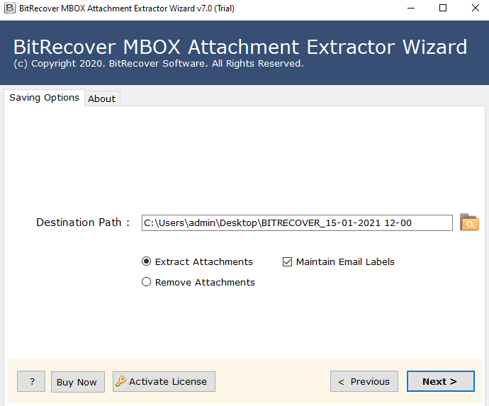 Extract MBOX Attachments