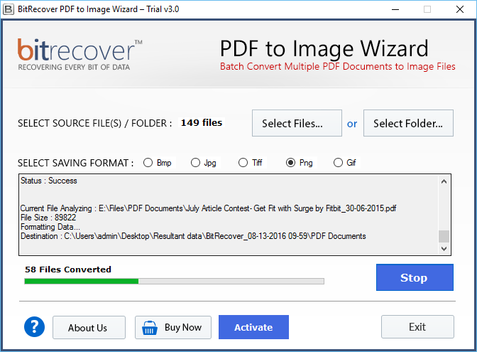 Export PDF to GIF