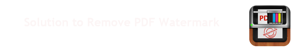 remove pdf watermark
