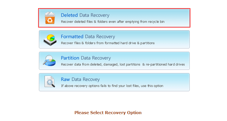 Deleted Data Recovery Mode