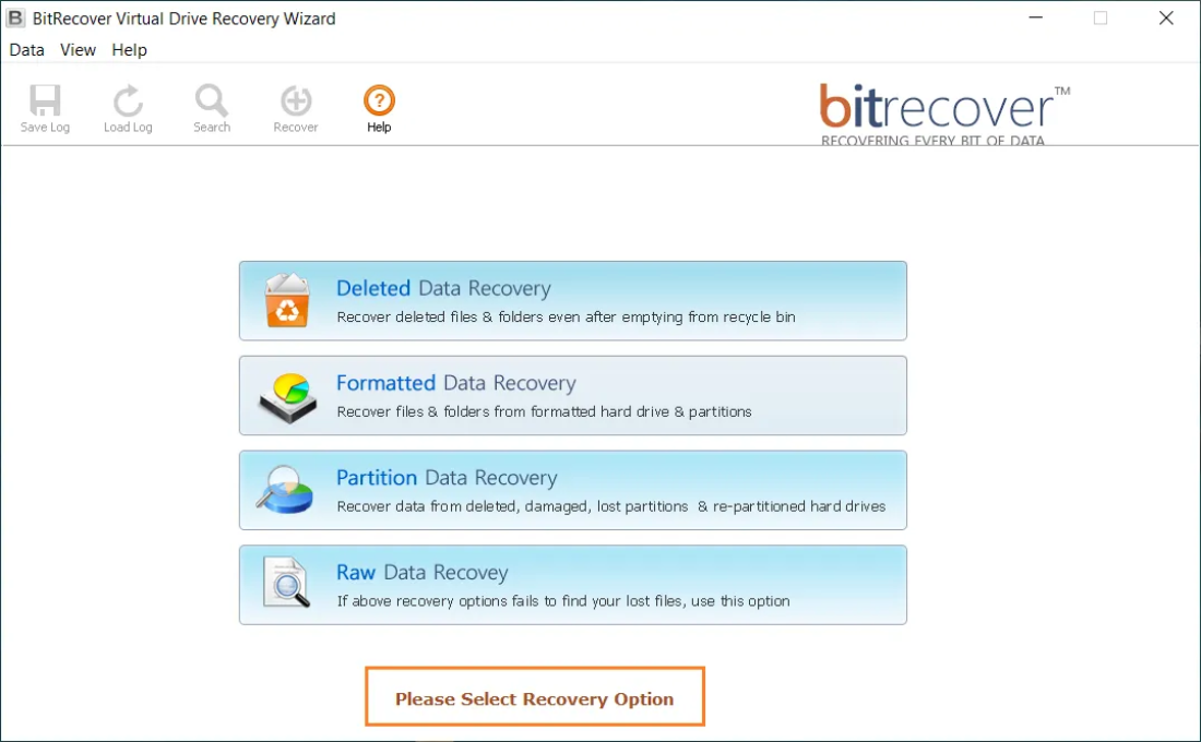 Virtual File Recovery Modes